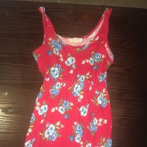 Red floral forever 21 dress